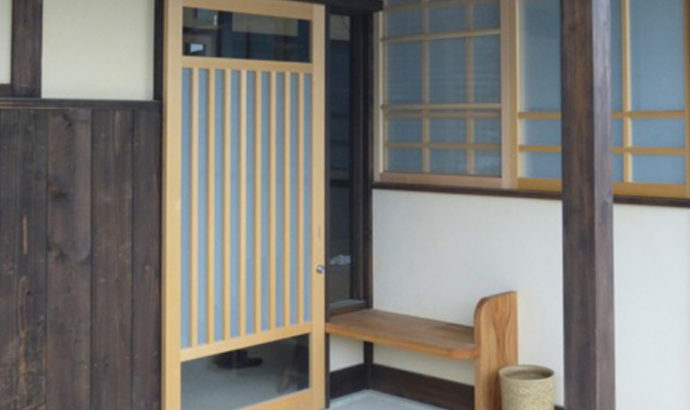 新築・K邸の玄関